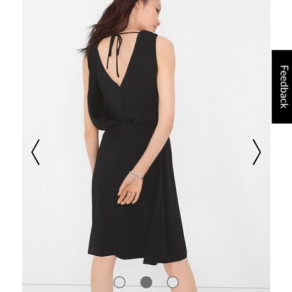 WHBM DRAPEY SURPLICE DRESSSTYLE: 570170001  - Picture 2 of 7